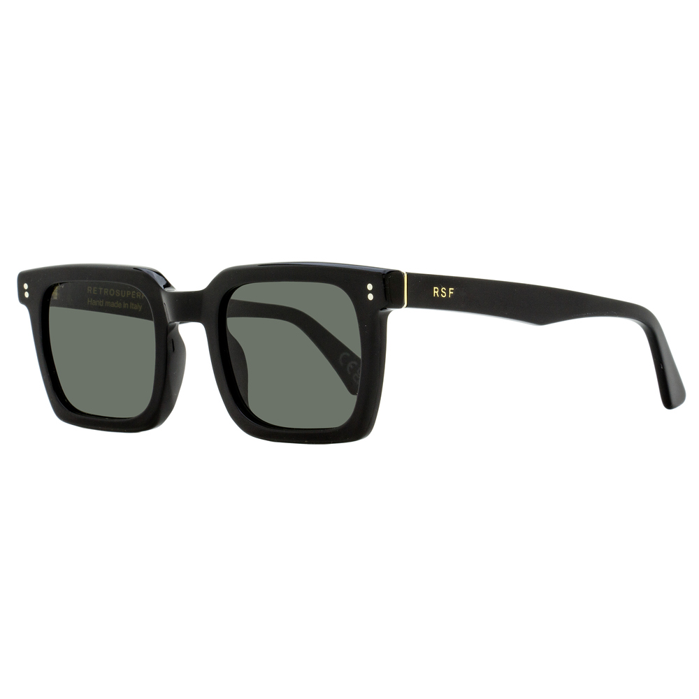 Retrosuperfuture Square Angular Sunglasses Secolo B4E Black 50mm